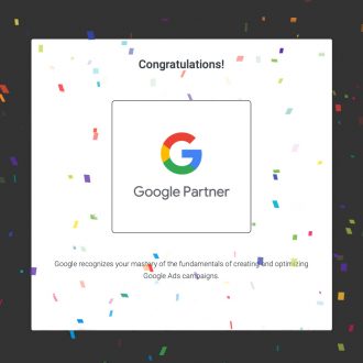 We’re Certified Google Partners!