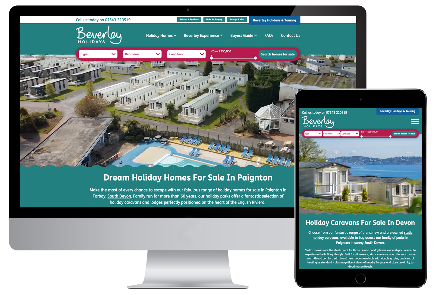 beverley holiday home sales website